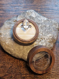 Samira Plain Marquis Clear Quartz Ring Size S