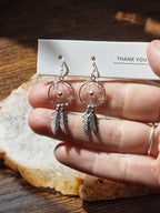 925 Silver Dreamcatcher Earrings