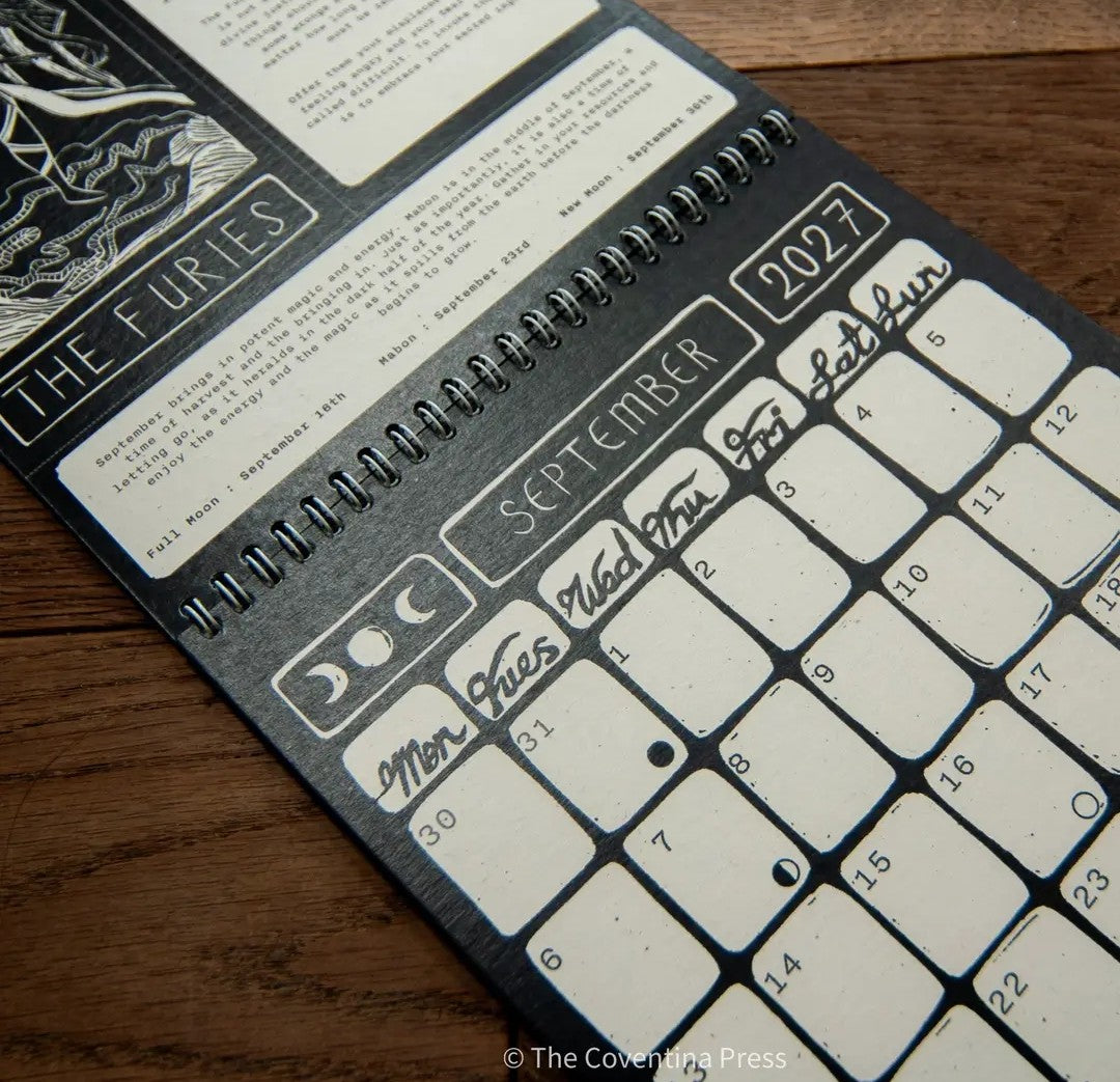 Sisters of Shadow 2027 Dark Goddess Calendar