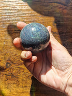 Ruby in Kyanite Sphere