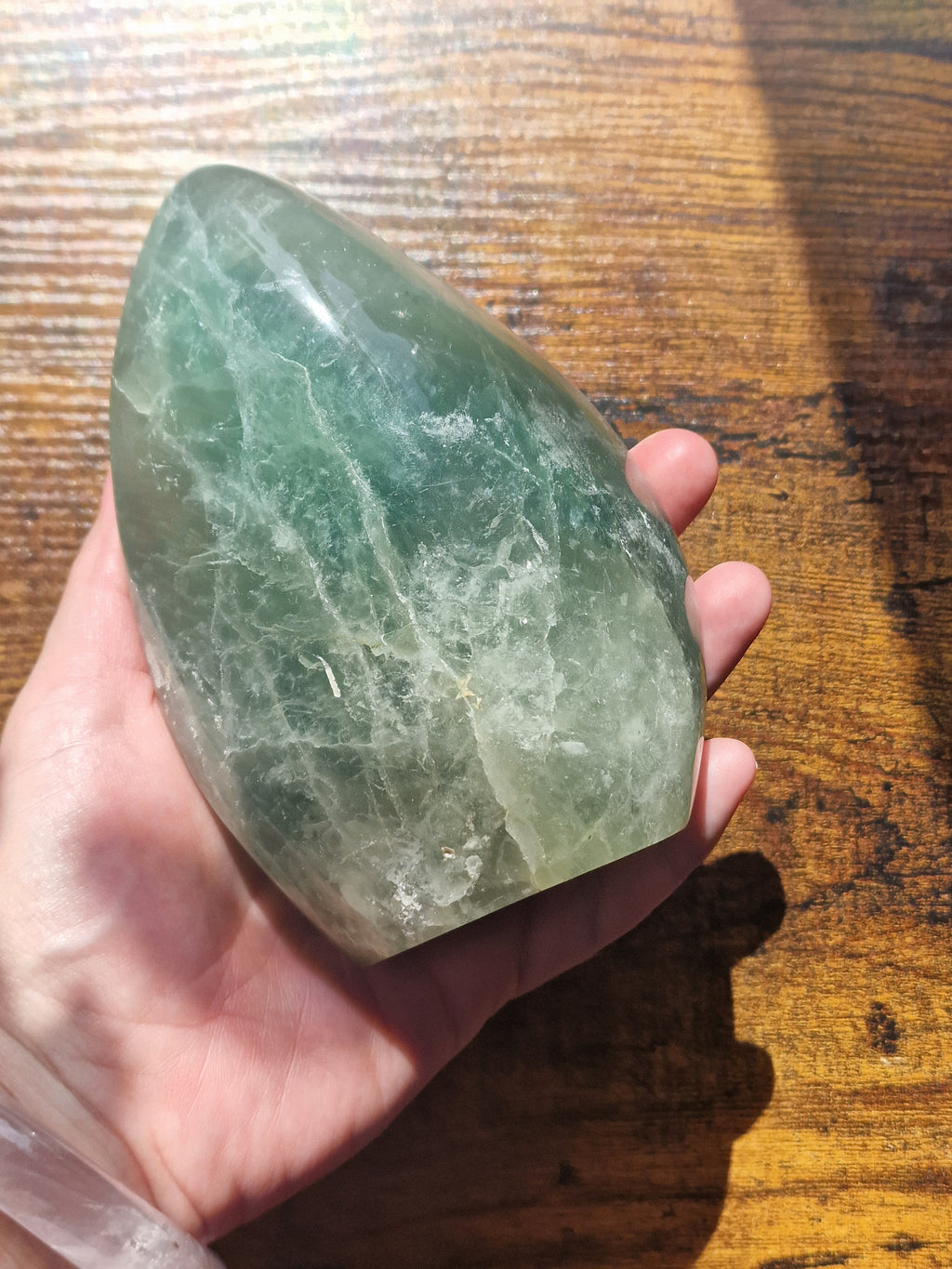 Green Fluorite Freeform