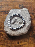 Orca Agate Crystal Bracelet ~ 8mm
