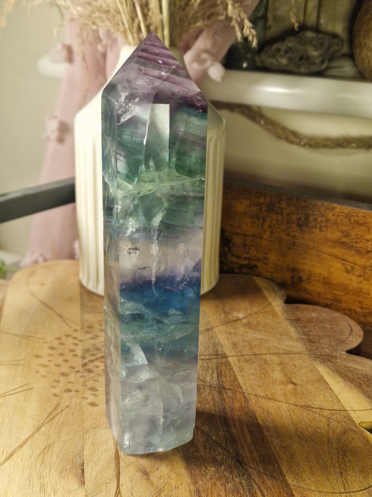 Rainbow Fluorite tower ~ Character Piece
