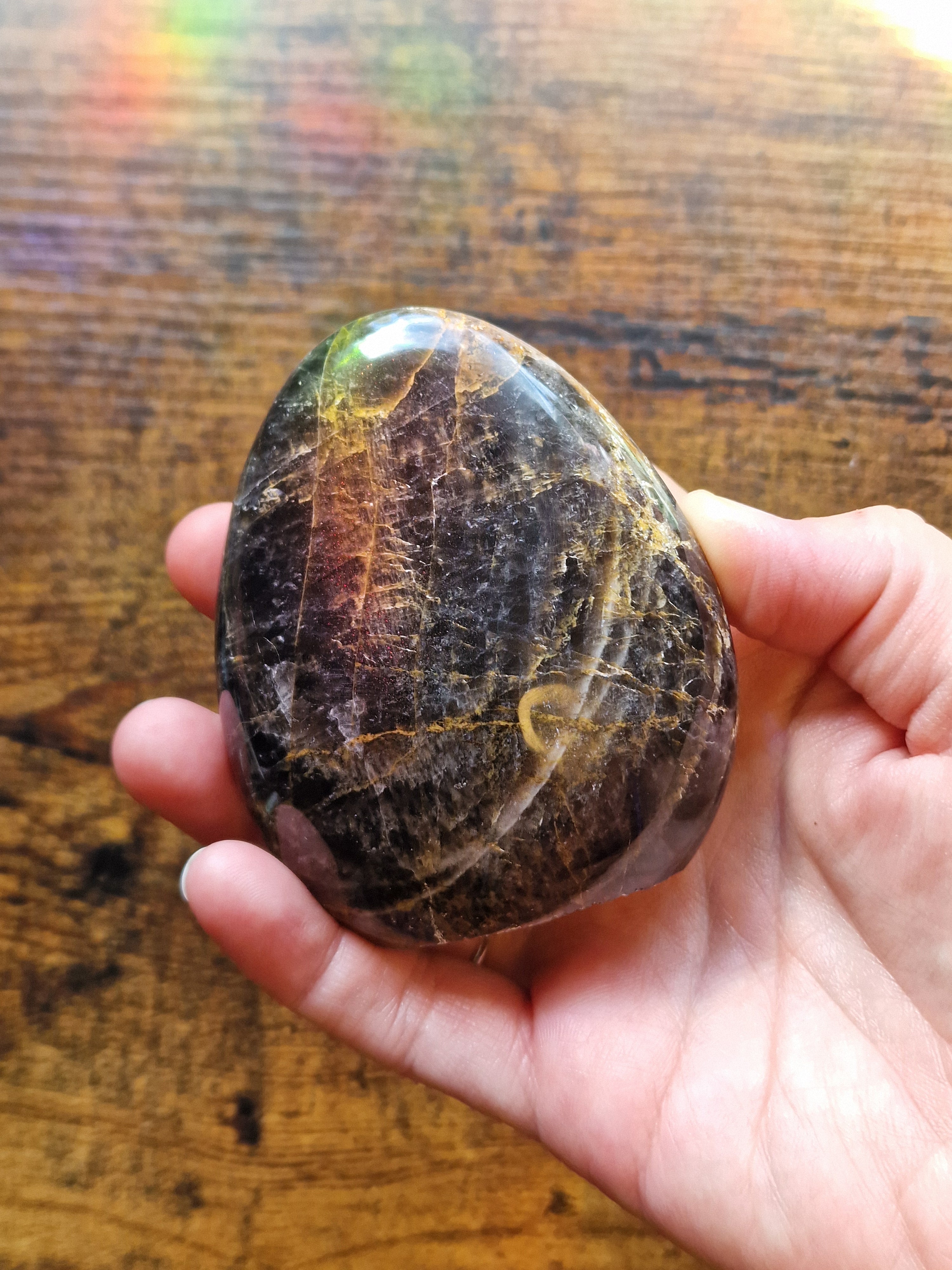 Black Moonstone Crystal Freeform