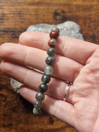Dragon’s Blood Jasper Bracelet ~ 8mm