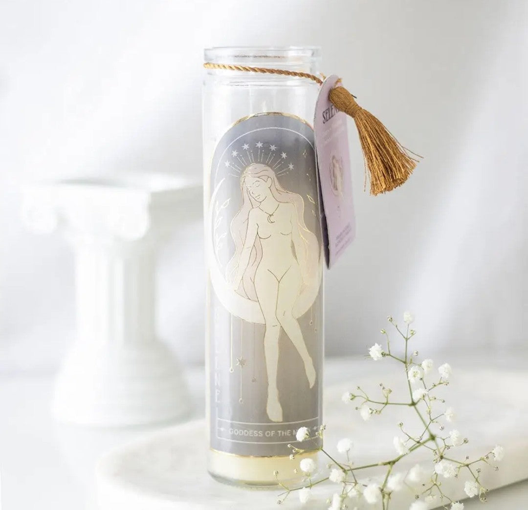 Decorative Tube Candles | Scented, Crystal & Goddess Candles