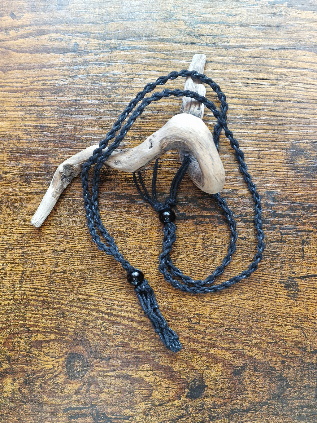 Cord Necklace with Optional Intuitive Tumble