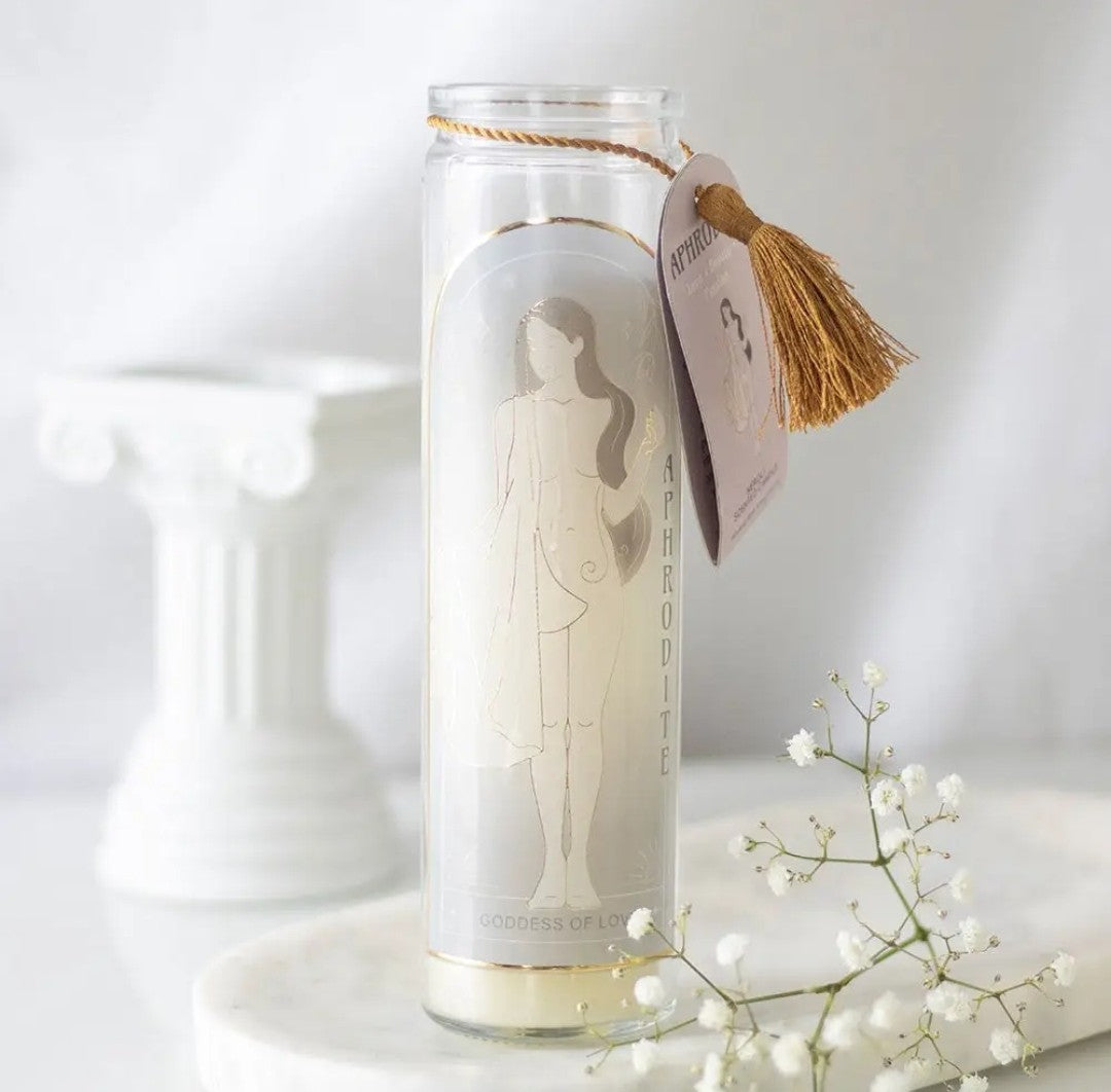 Decorative Tube Candles | Scented, Crystal & Goddess Candles