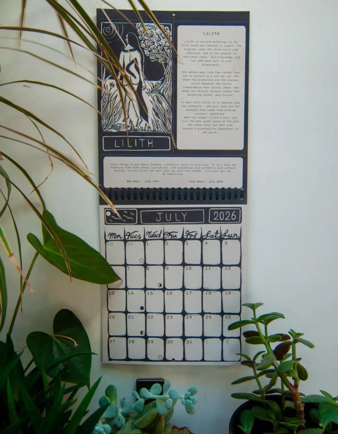 Sisters of Shadow 2027 Dark Goddess Calendar