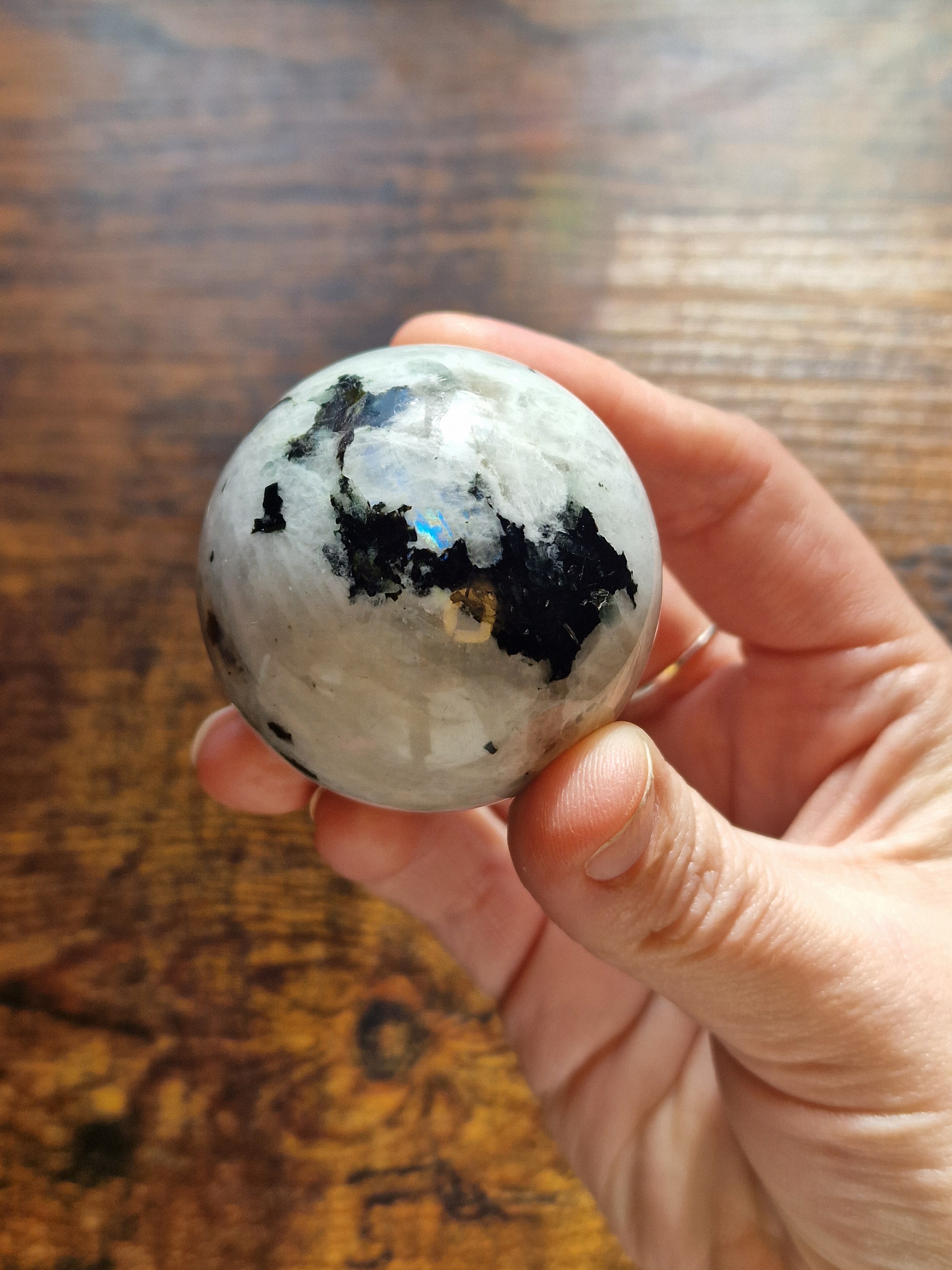 Rainbow Moonstone Sphere