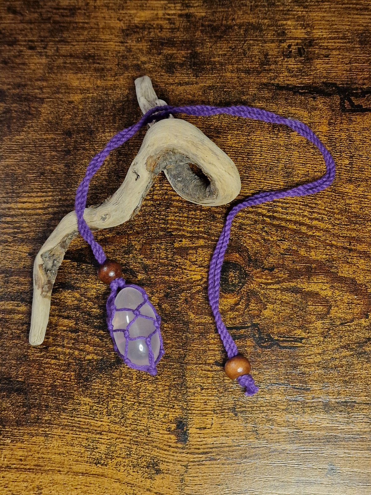 Crystal Holder Cord Necklace | Choose Your Colour & Optional Intuitive Tumble