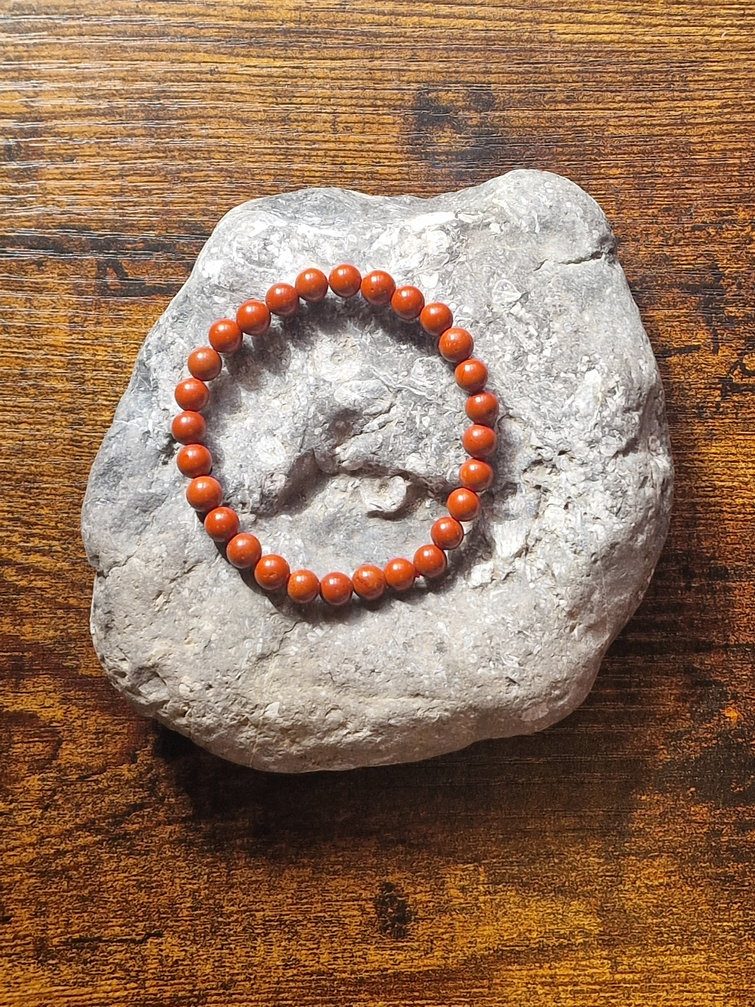 Red Jasper Bracelet ~ 6mm