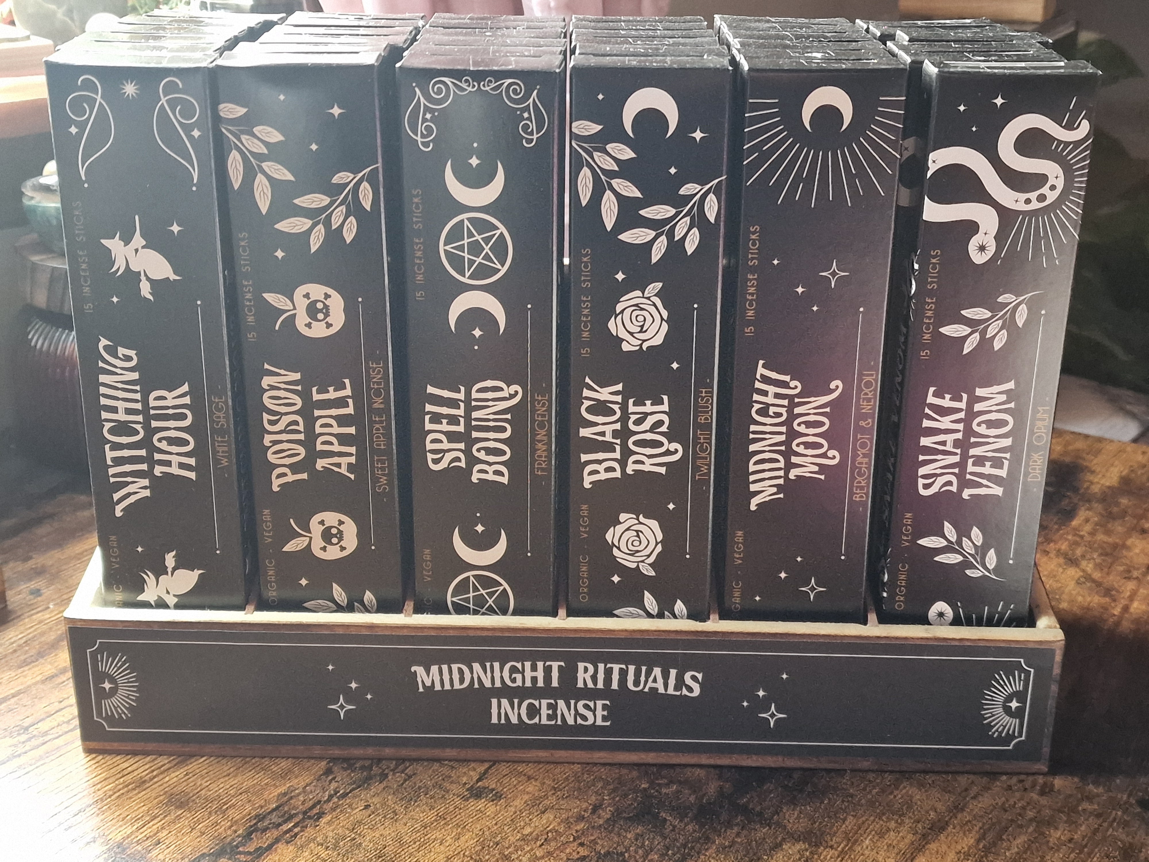 Midnight Rituals Incense Sticks • Choose Your Scent – Sticks & Stones