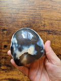 Orca Agate Half-Polished Freeform