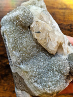 Pale Druzy Amethyst with Calcite – 1.207kg