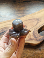 Banded Agate Octopus Carving