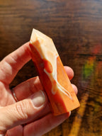Pink Carnelian Agate Crystal Towers