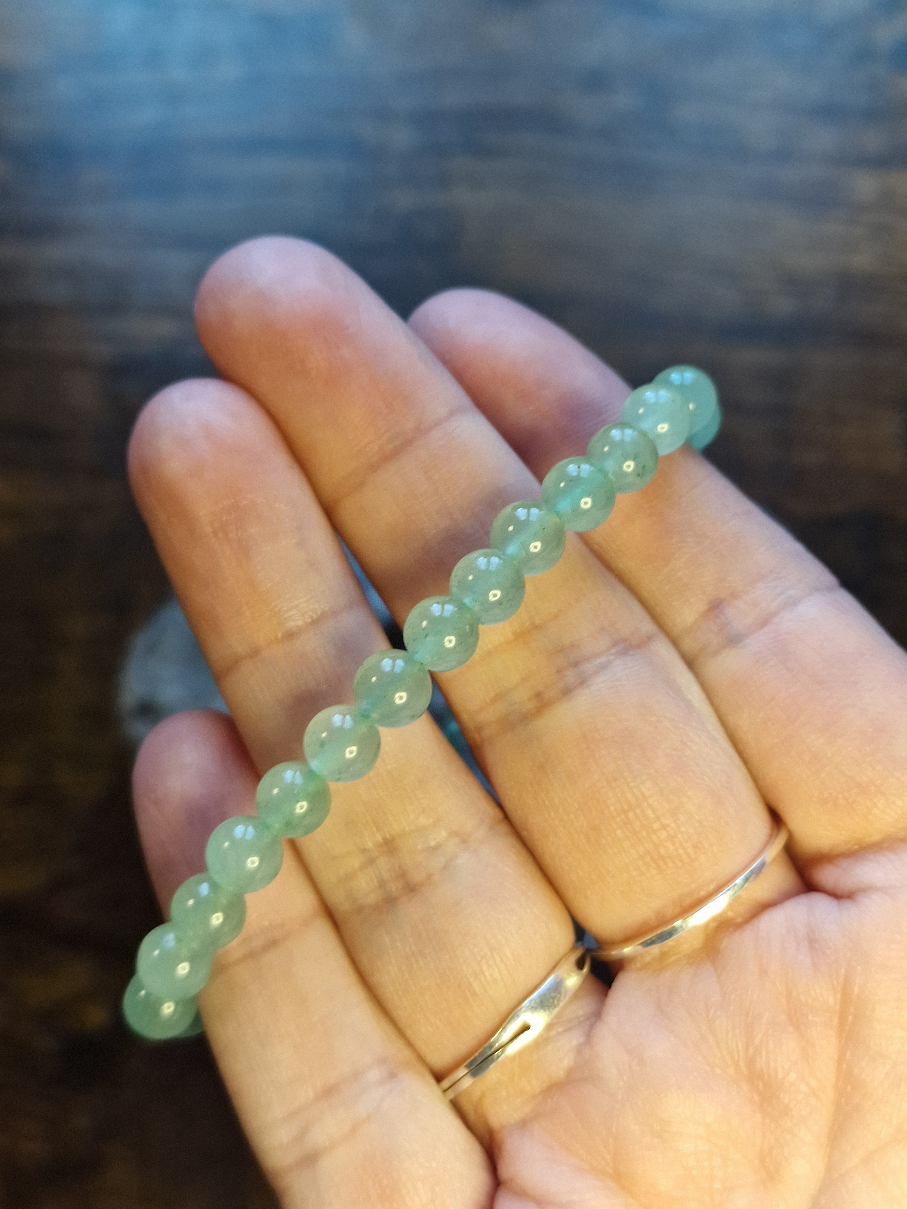 Green Aventurine Bracelet ~ 6mm