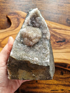Amethyst Druzy Cut Base