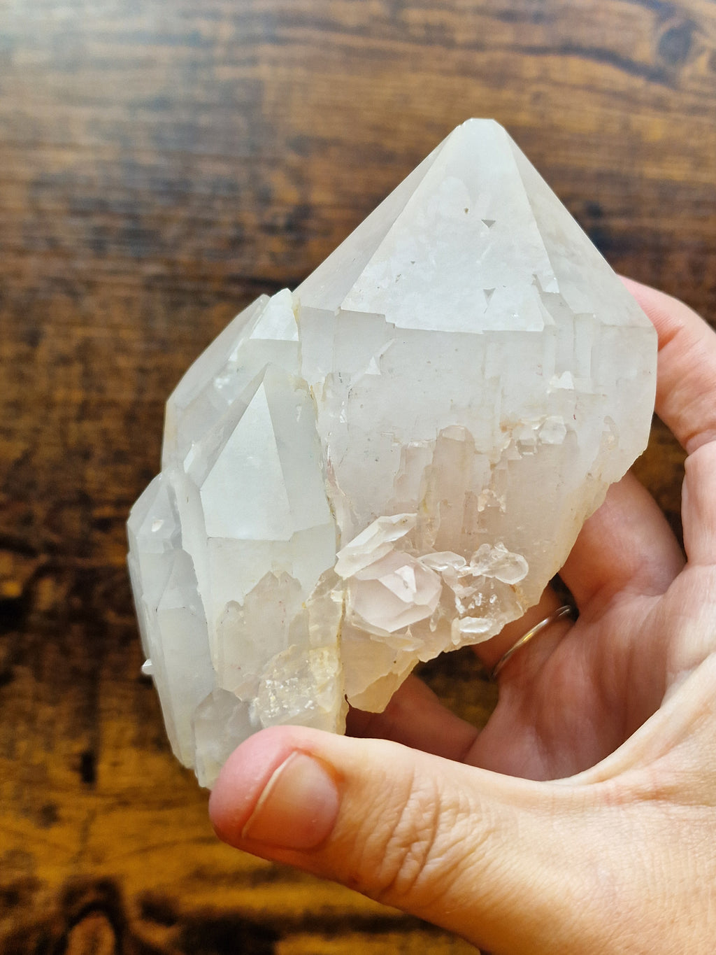 Medium Madagascan Quartz Point Cluster
