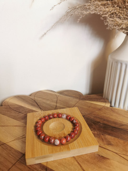 Red Jasper Crystal Bracelet – 8mm