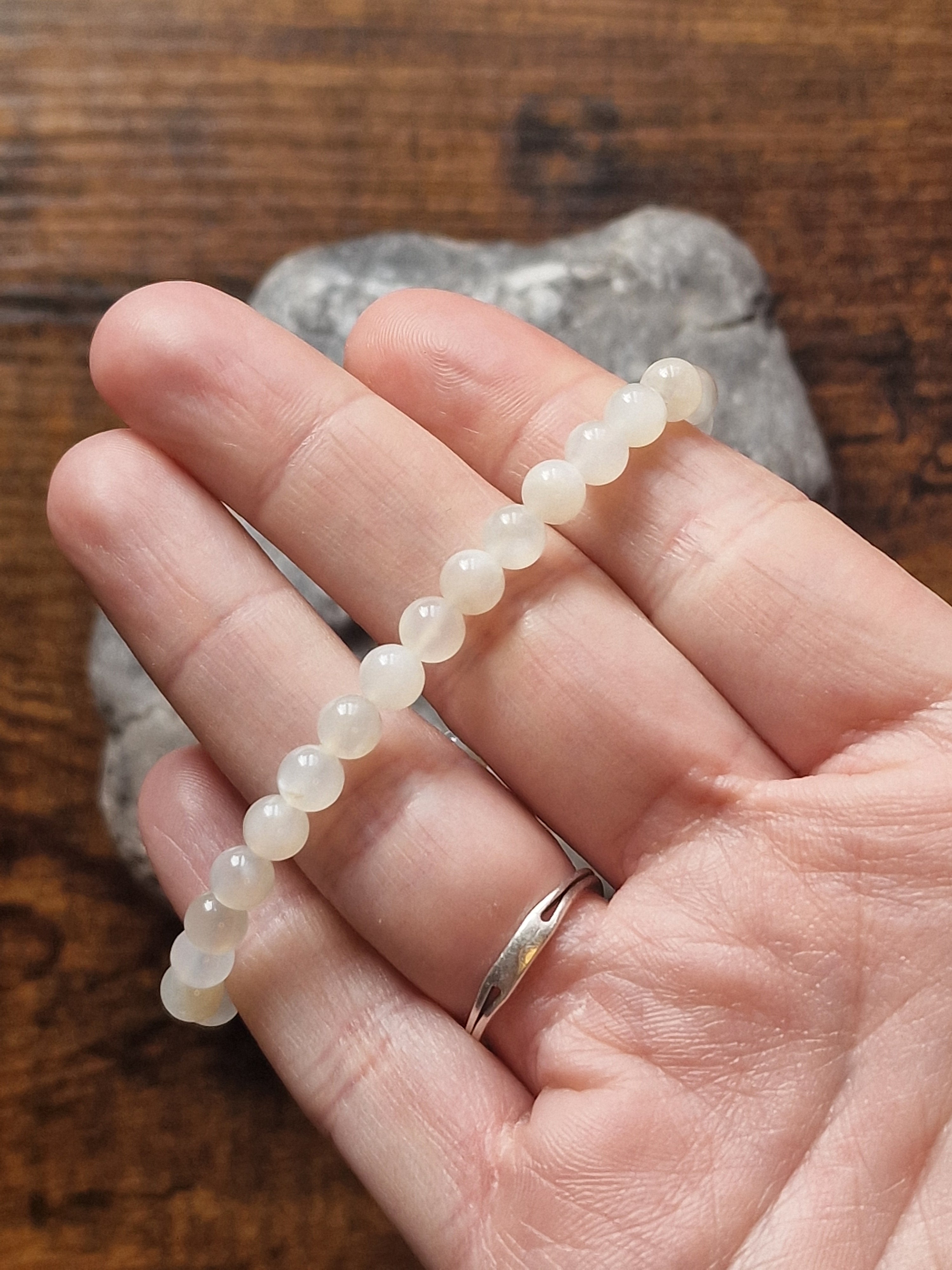 Moonstone Bracelet ~ 6mm