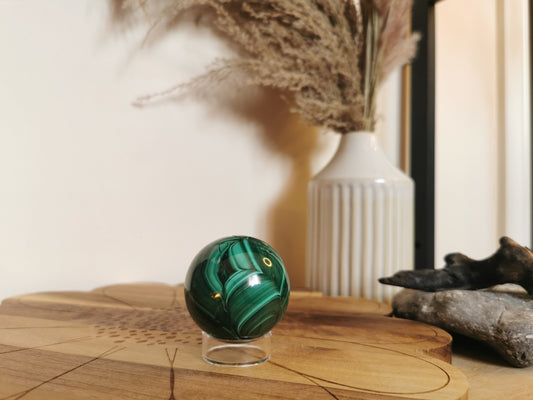 Malachite sphere