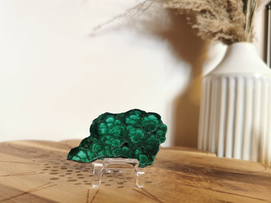 Malachite slab