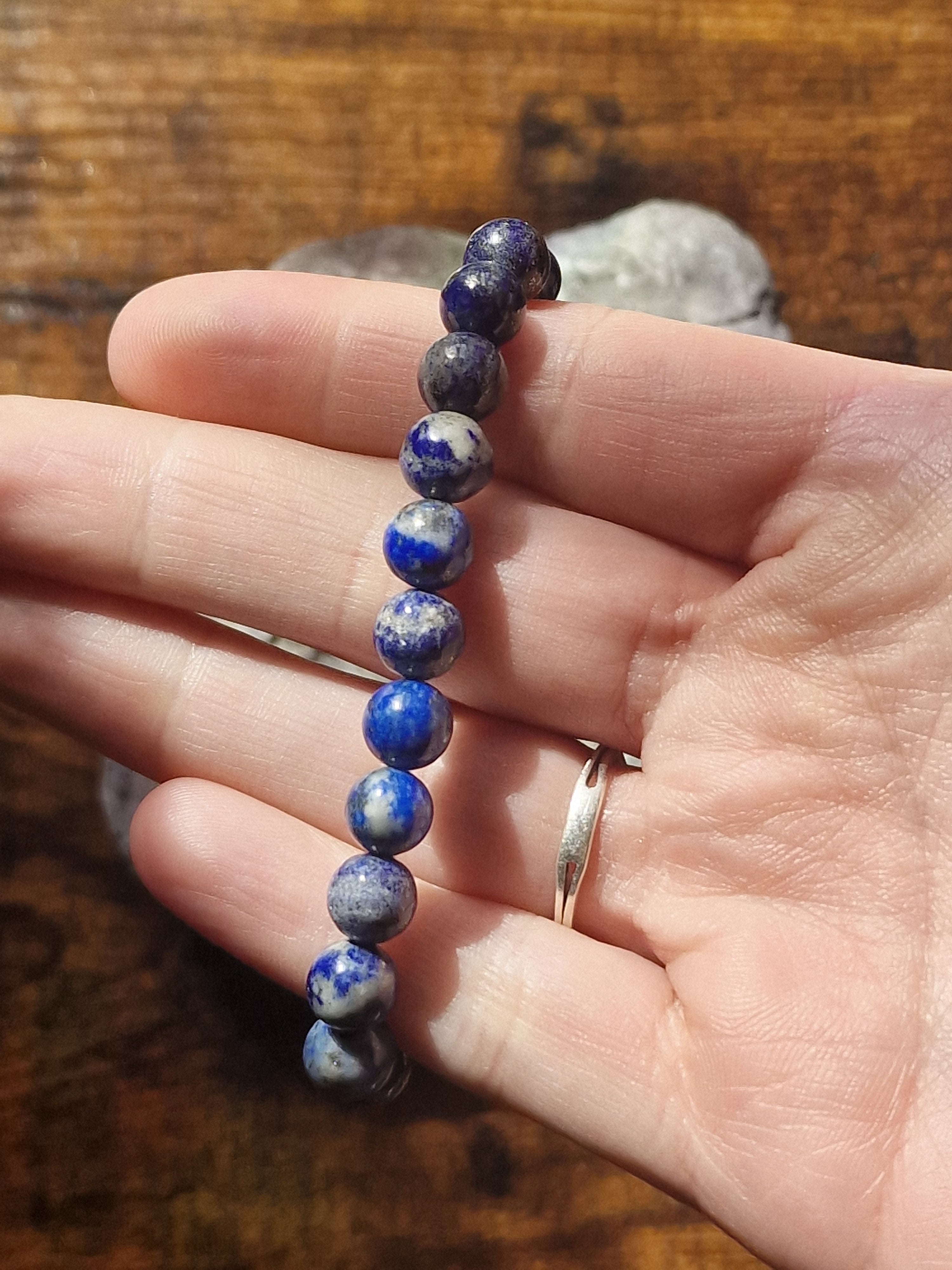 Lapis Lazuli Bracelet ~ 8mm