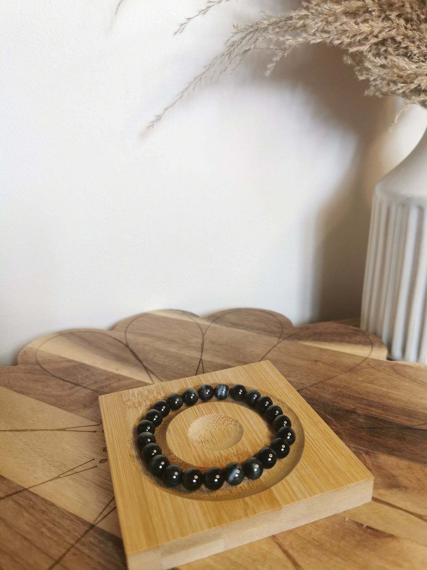 Blue Tiger's Eye Crystal Bracelet – 8mm