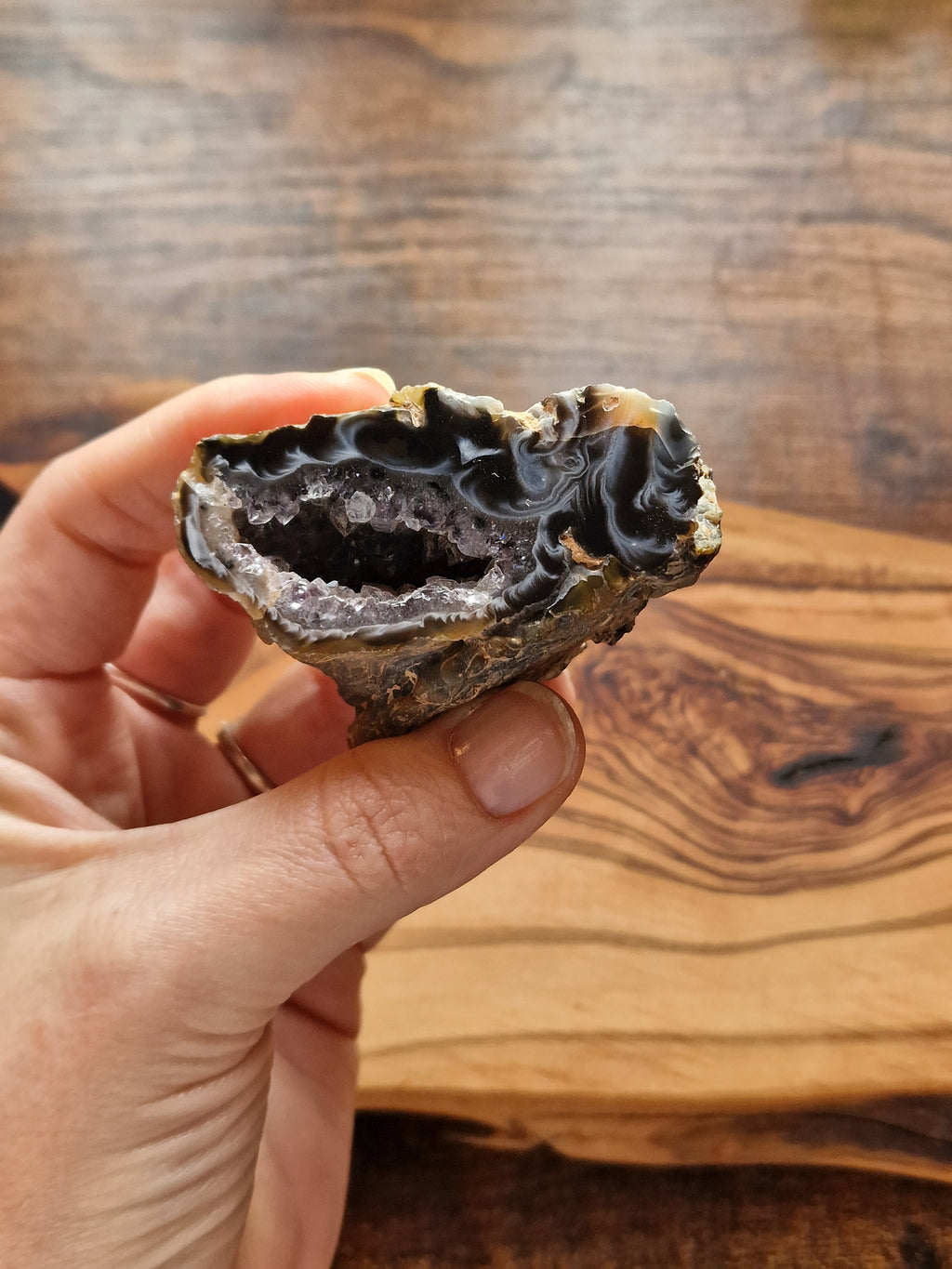 Druzy Agate Geode