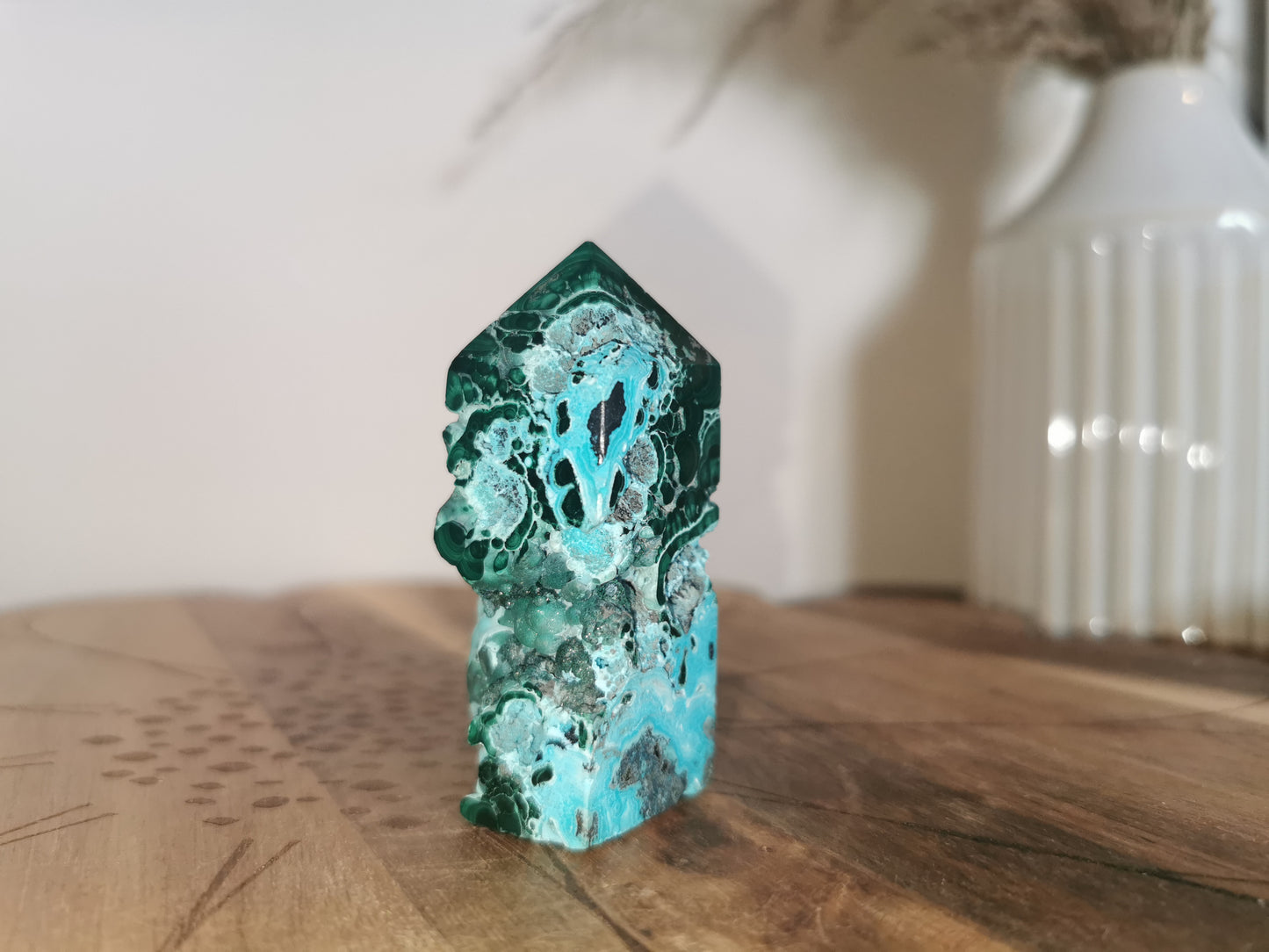 Malachite & Chrysocolla Tower ✨️