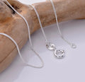 18" 925 Silver Fine Curb Chain Add-On