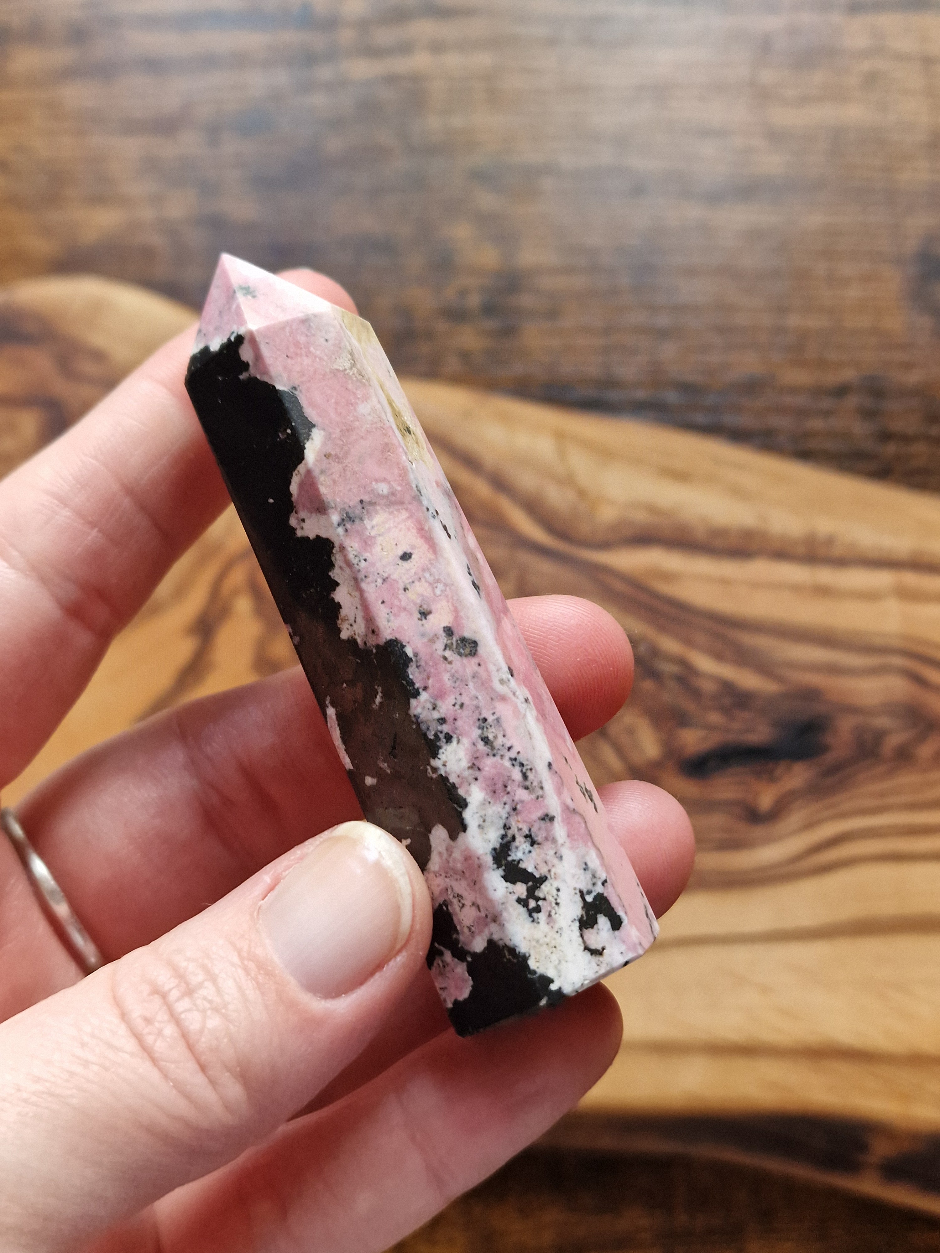 Peruvian Rhodonite Tower