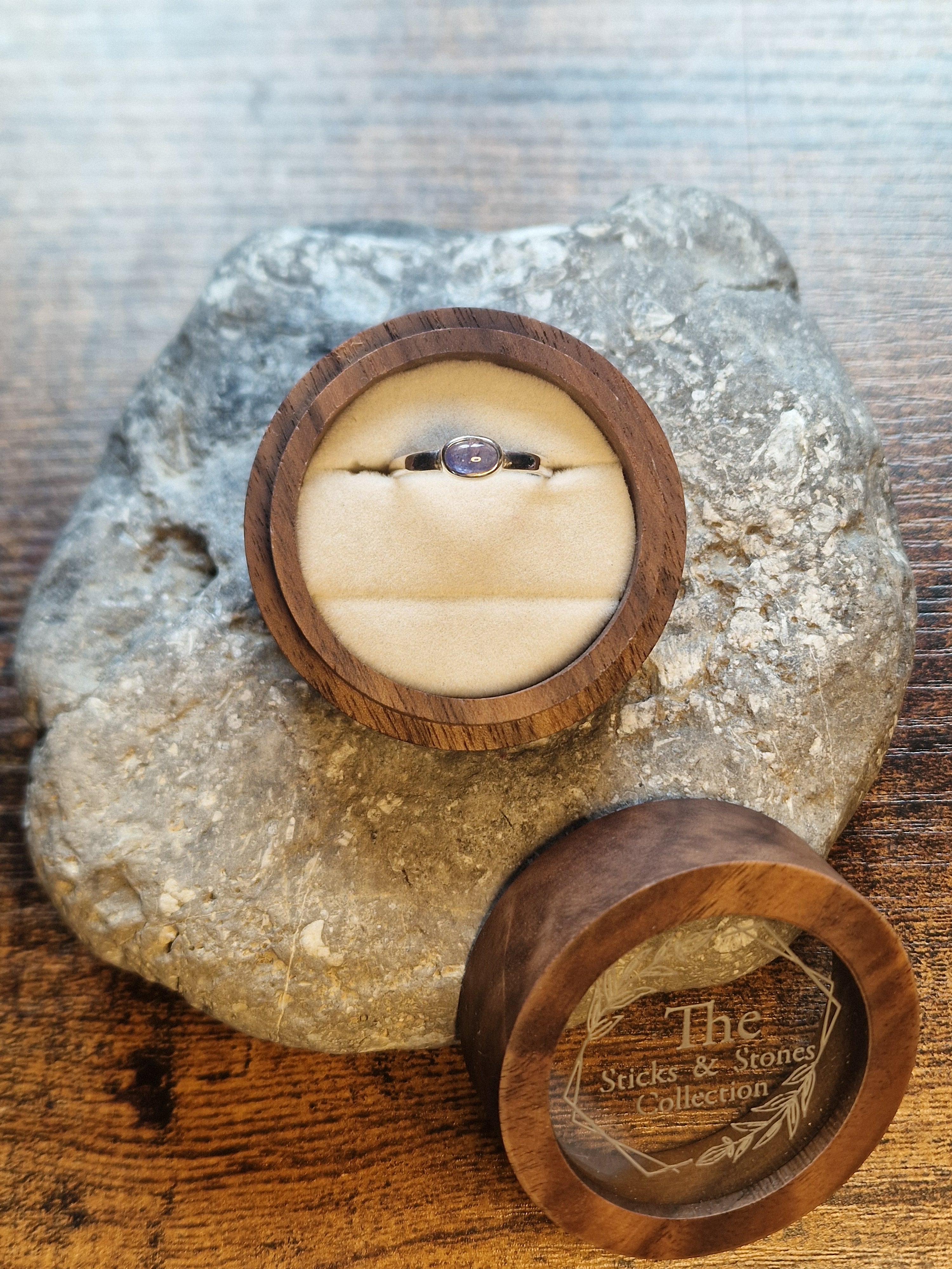 Tanzanite 925 Sterling Silver Oval Rings