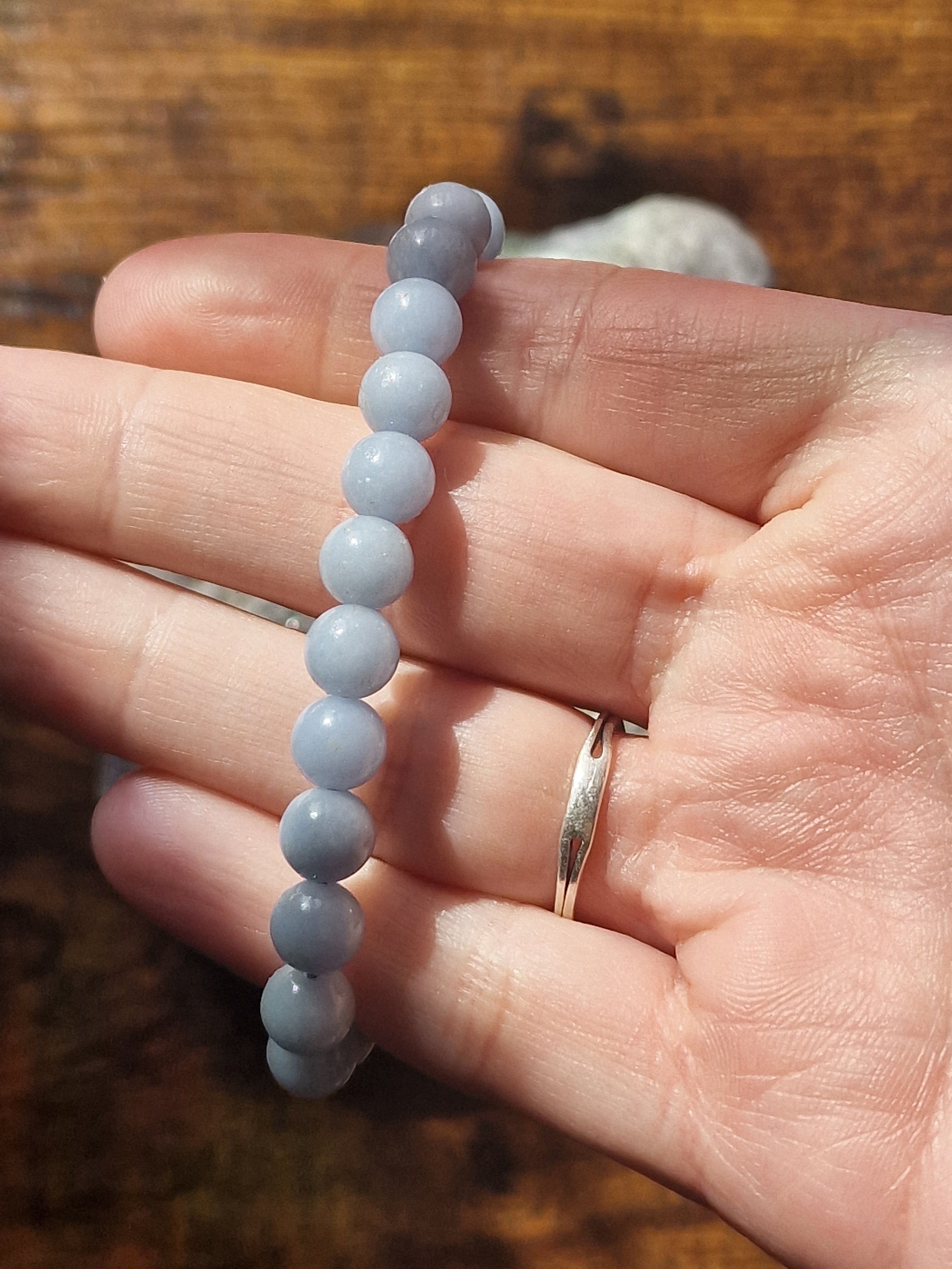 Angelite Bracelet ~ 8mm
