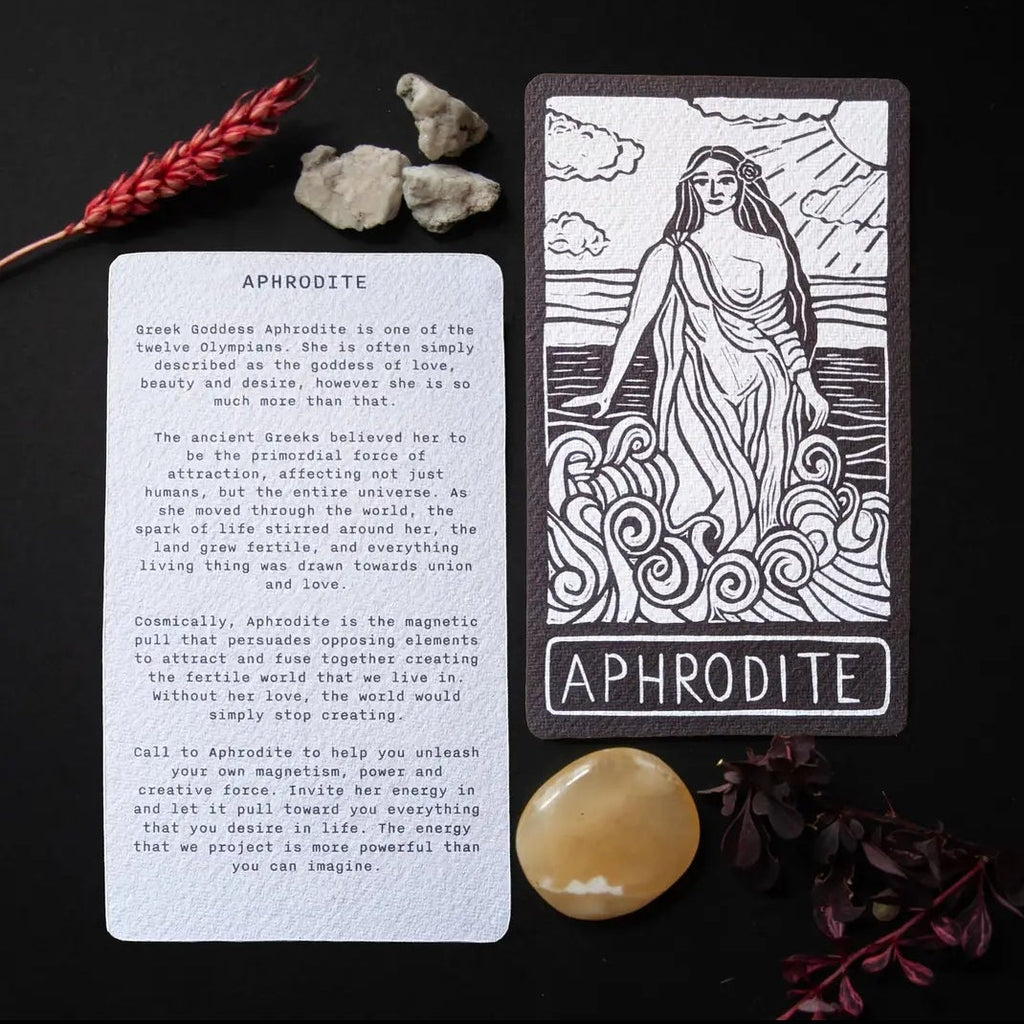 Oracle Altar Cards • Goddesses & Mythic Figures