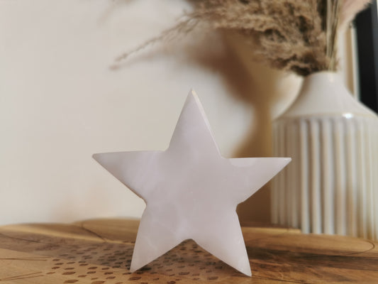Pink Mangano Calcite Star
