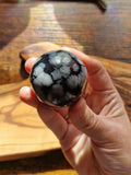 Snowflake Obsidian Sphere
