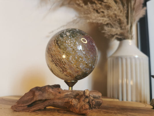 Ocean jasper sphere🌊