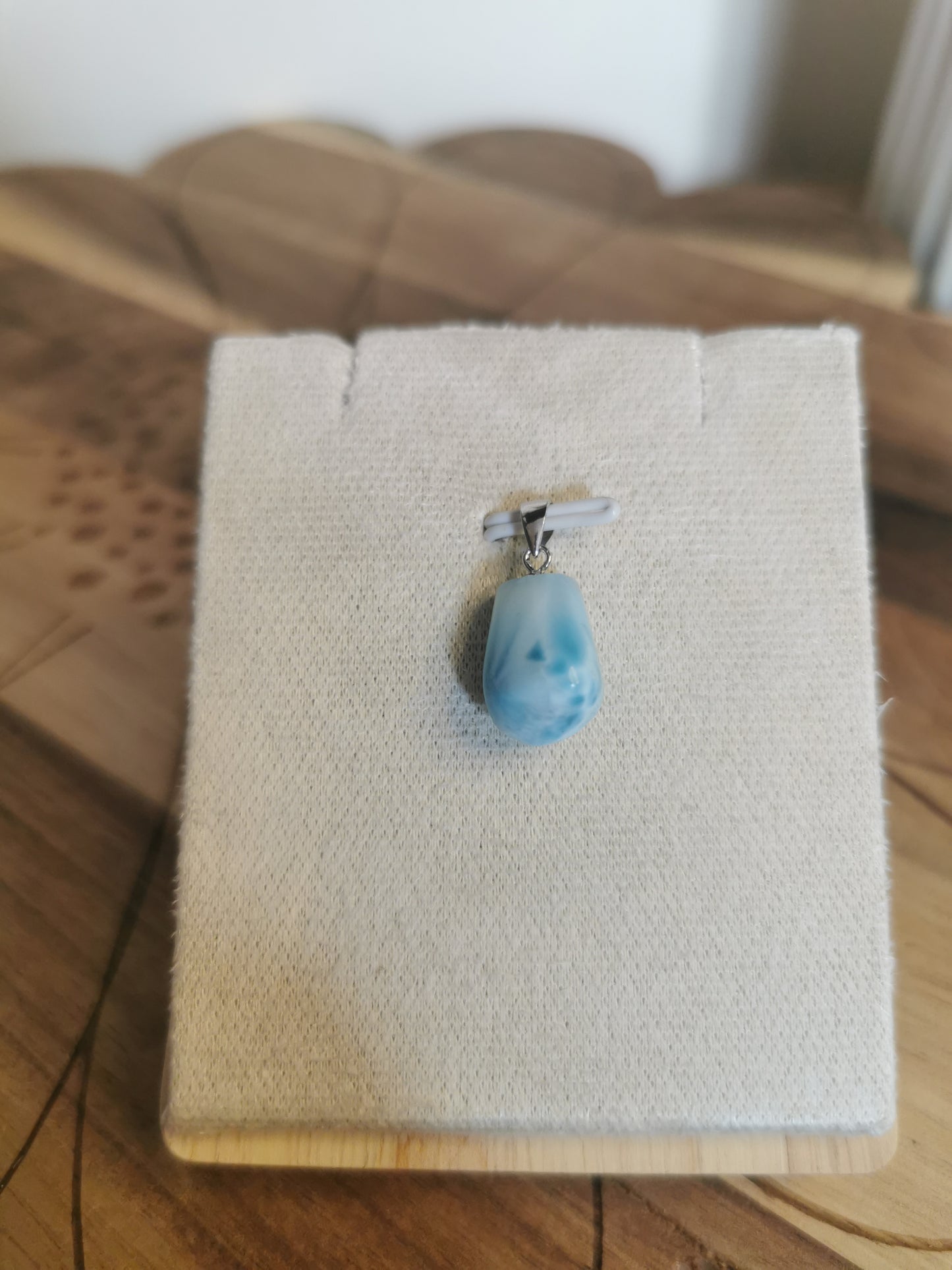 Larimar Pendant – 925 Silver🌊