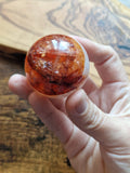 Fire Quartz Spheres
