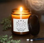Green Witch Amber Jar Candles