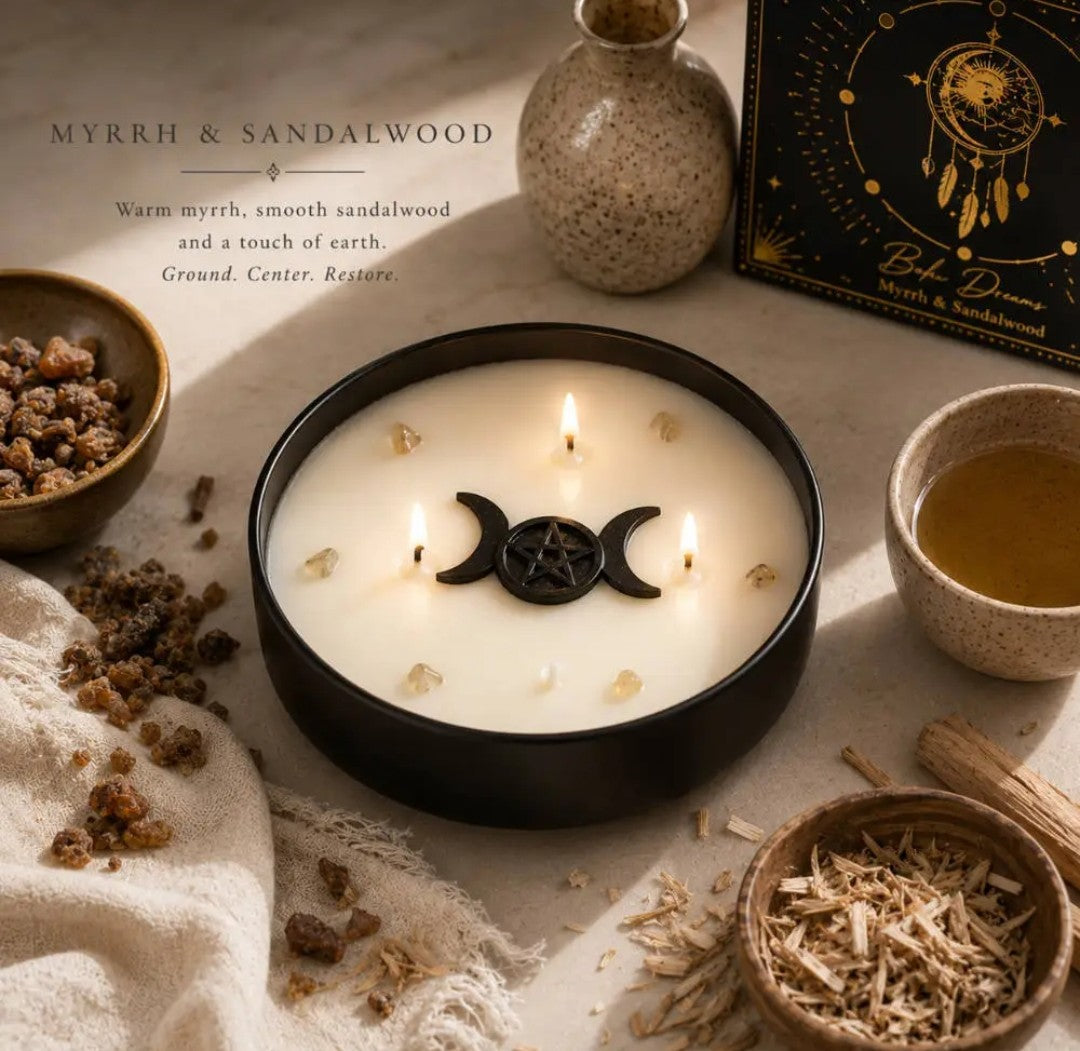 Crystal Manifestation Candle