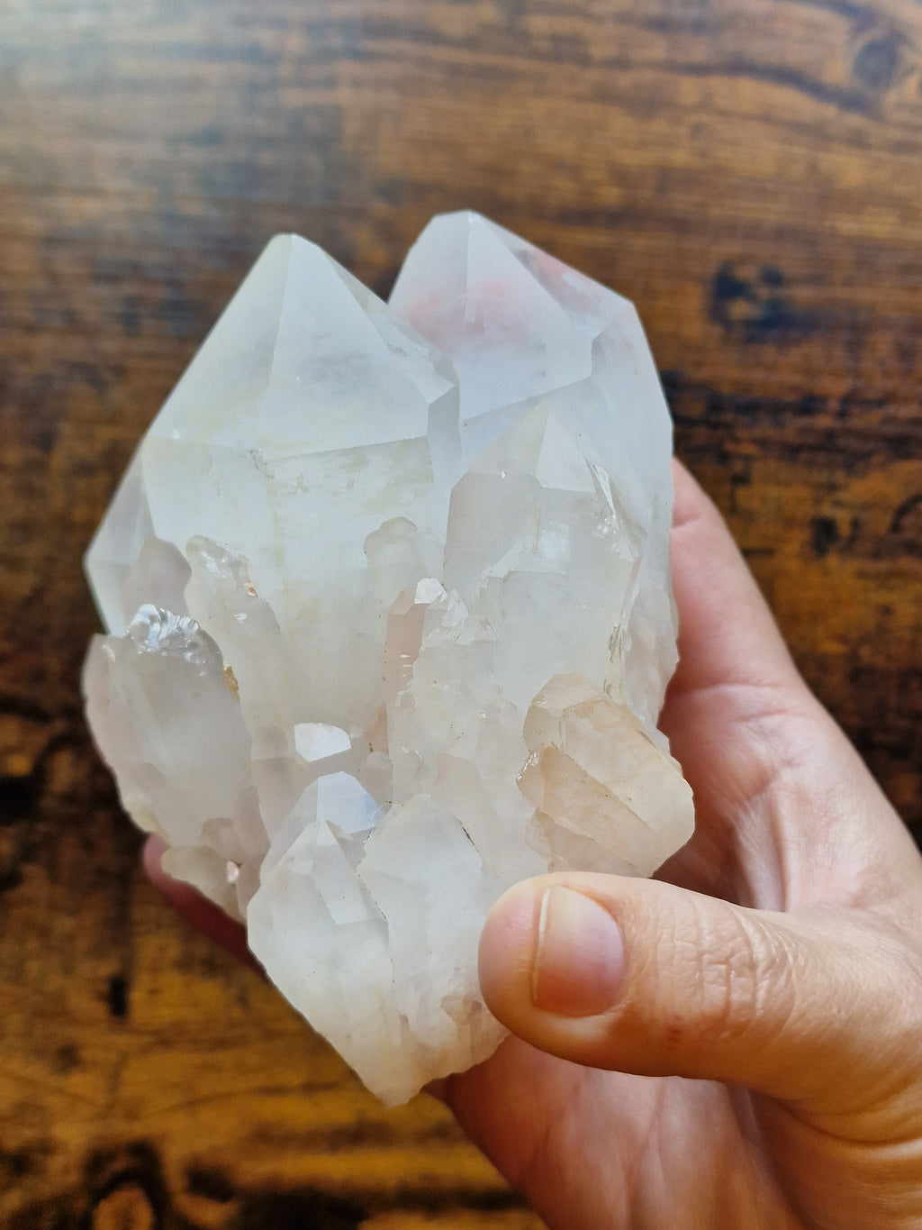 Large Madagascan Quartz Point Cluster