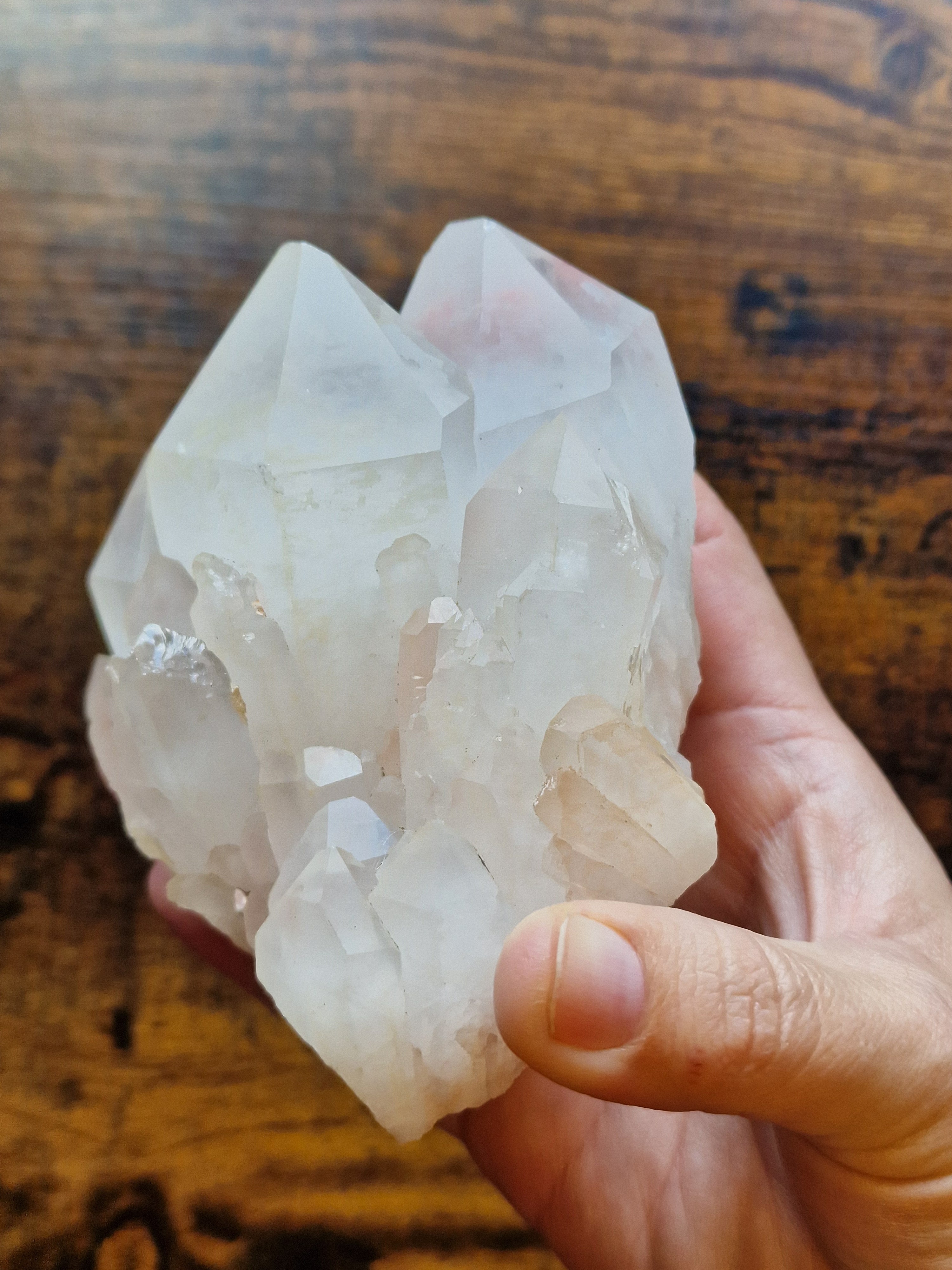 Large Madagascan Quartz Point Cluster