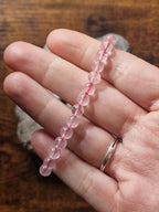 Rose Quartz Bracelet ~ 6mm