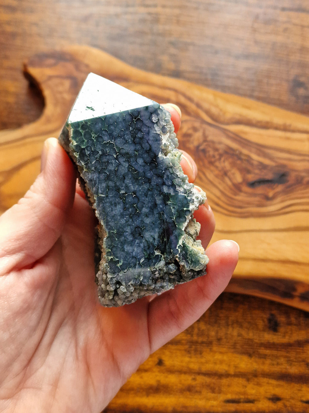 Grape Agate Druzy Tower