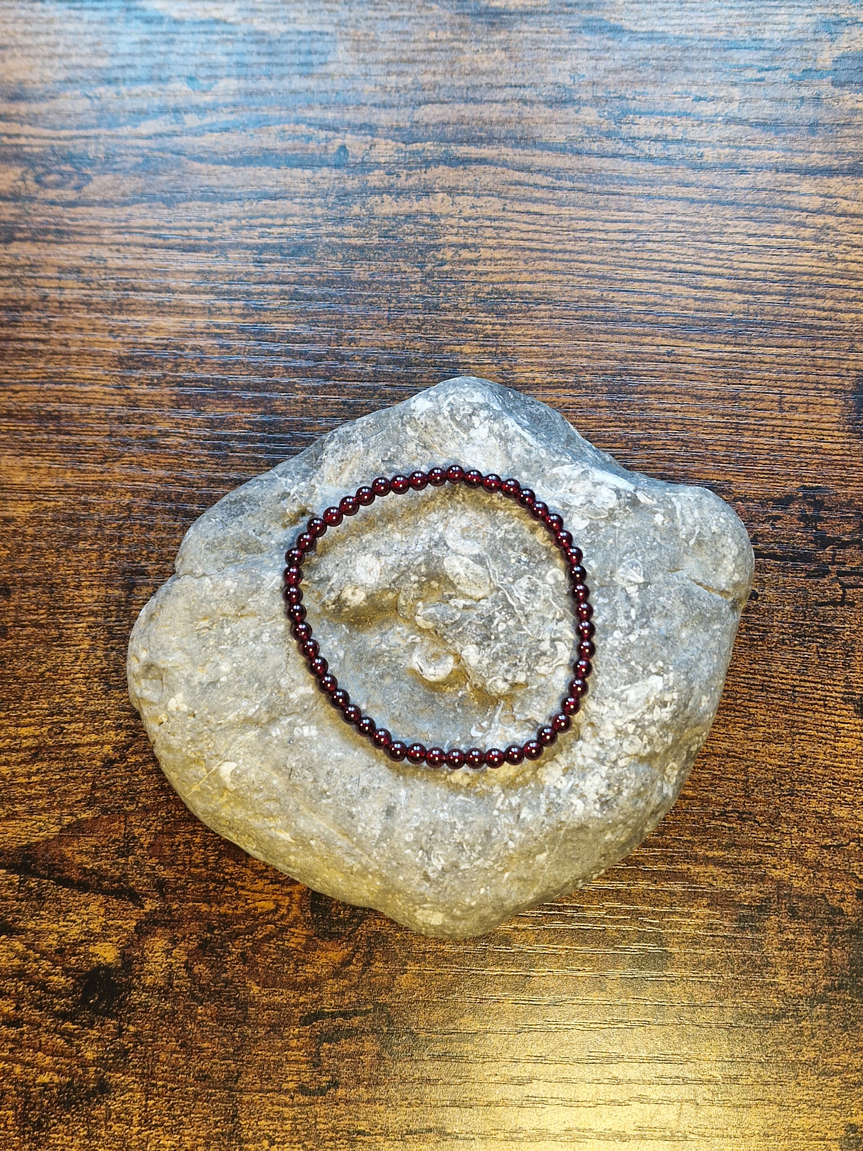 Garnet Bracelet ~ 4mm