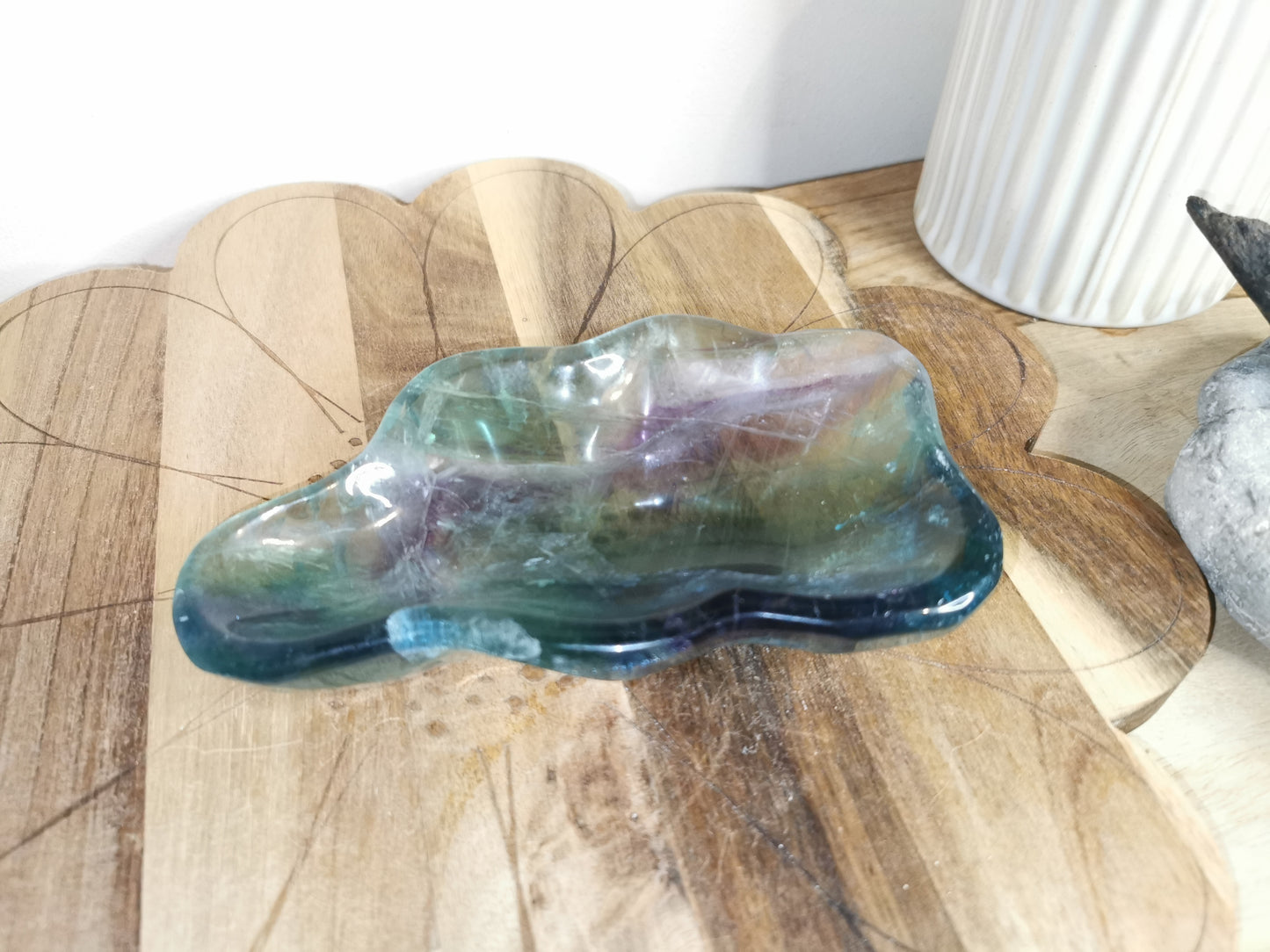Rainbow Fluorite Bowl🌈